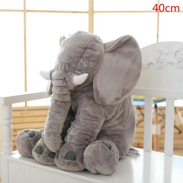 CuddleNest Cloud-Soft Elephant Plush Pillow