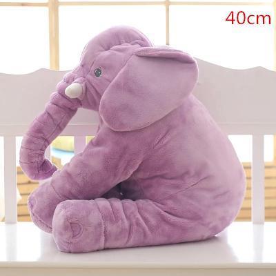 CuddleNest Cloud-Soft Elephant Plush Pillow
