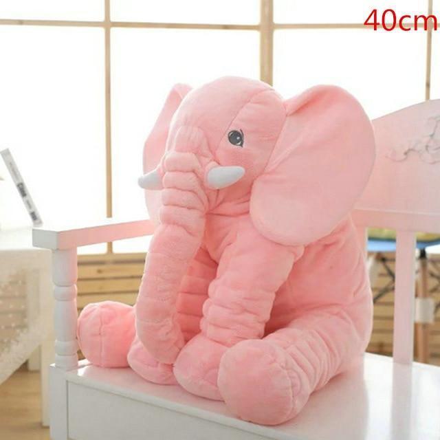 CuddleNest Cloud-Soft Elephant Plush Pillow