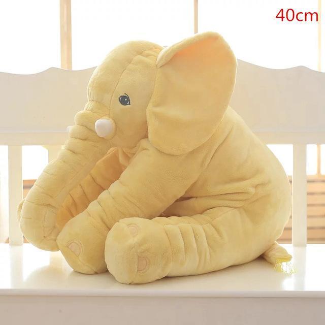 CuddleNest Cloud-Soft Elephant Plush Pillow