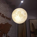 Lampă suspendată 3D cu lună plină — cablu de 39.4-inch, putere de 3W