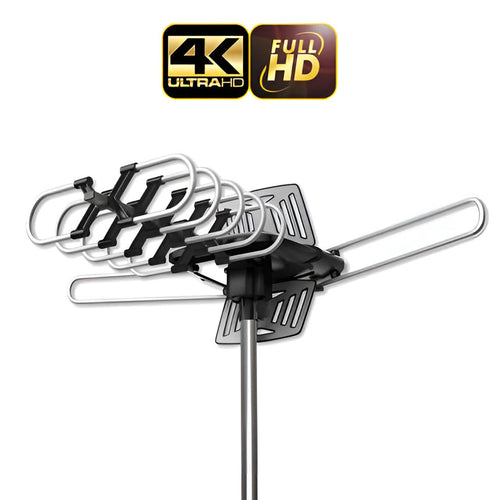 2025 Long Distance Digital Outdoor HD TV Antenna with Full 360 Directional Motor Free HD Channels | Filindra