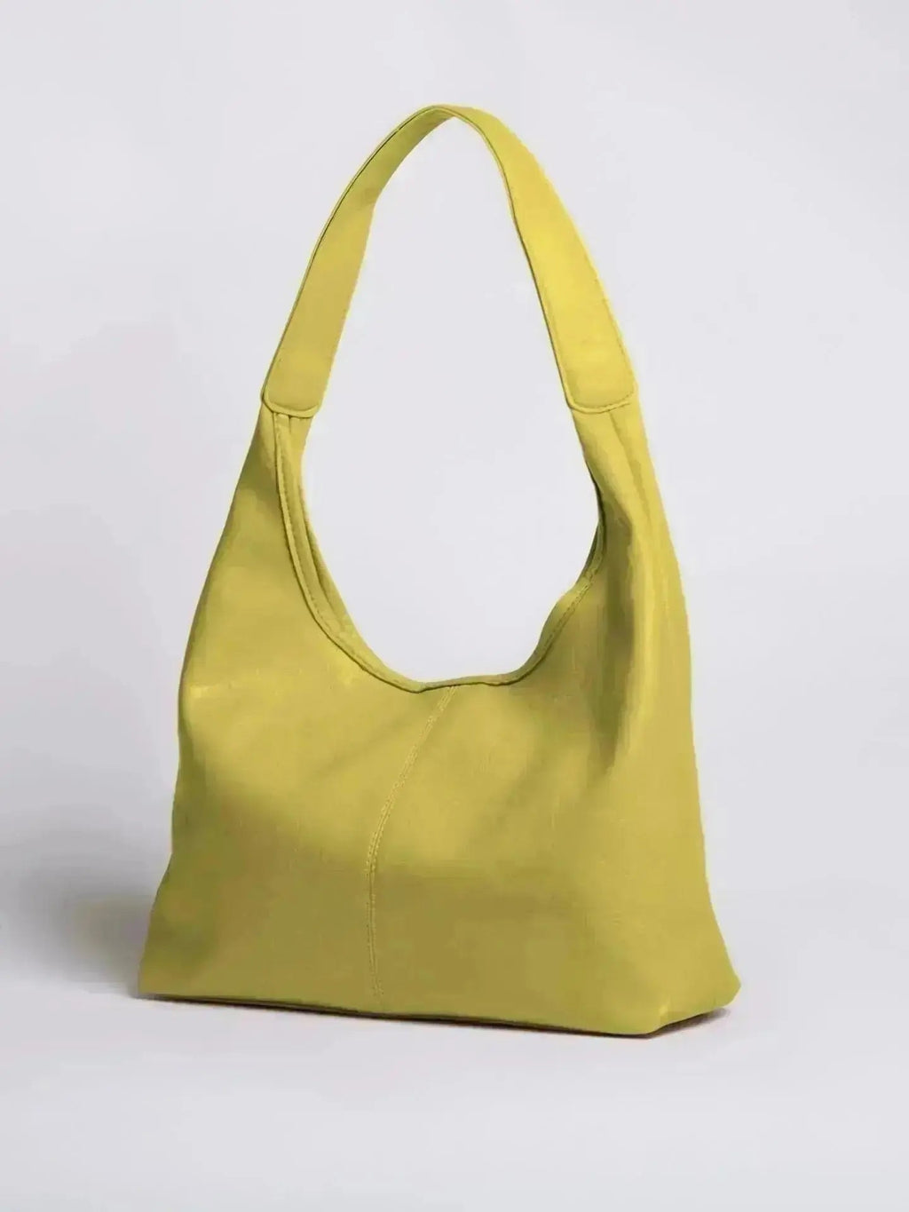 Saco de couro vintage envelhecido — inclui estojo de cosméticos