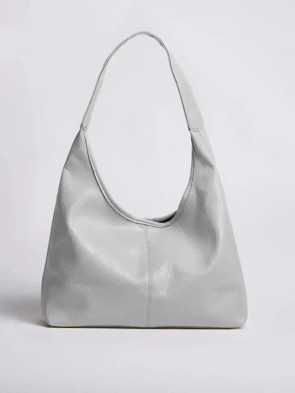 Saco de couro vintage envelhecido — inclui estojo de cosméticos