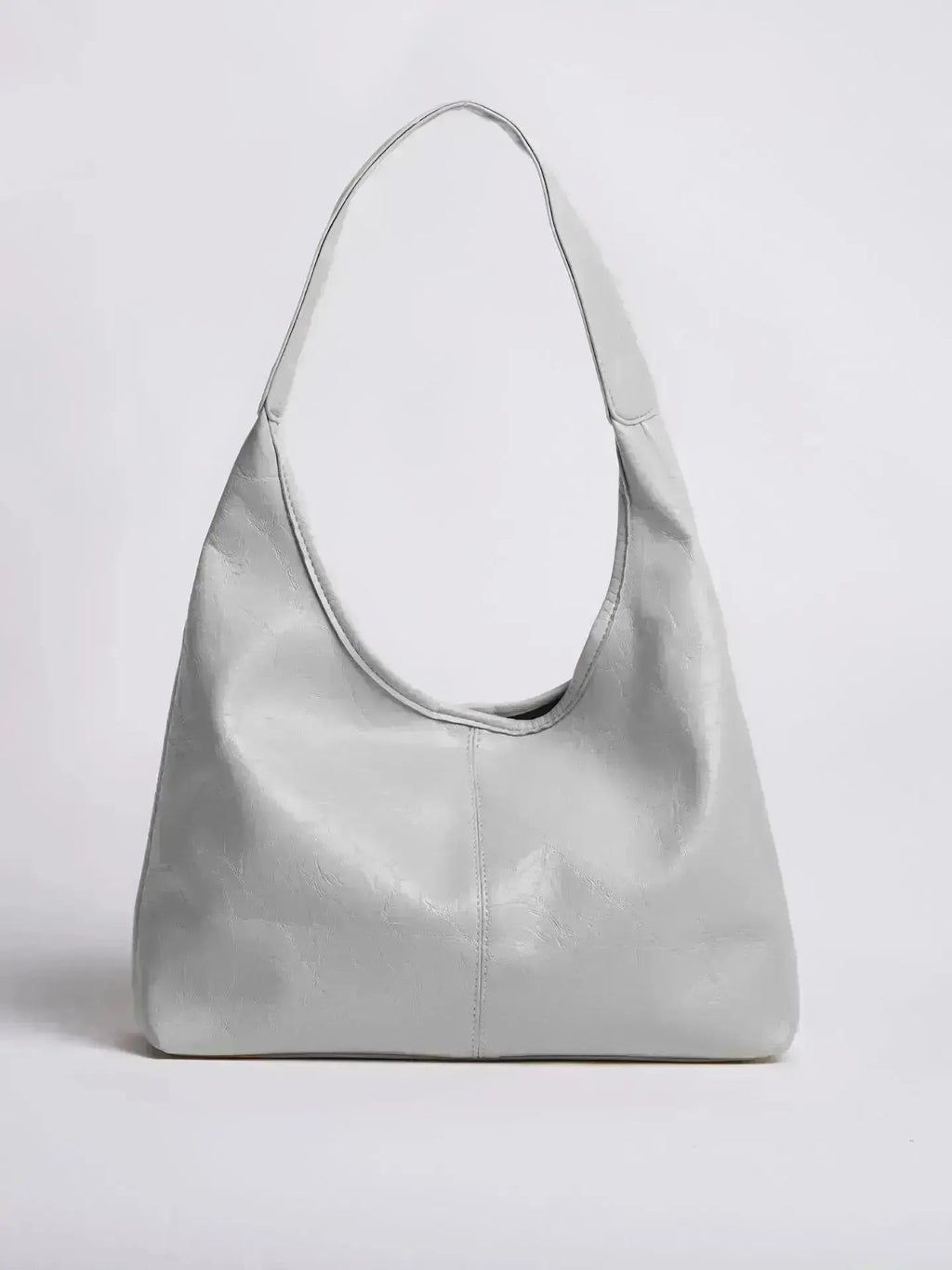 Saco de couro vintage envelhecido — inclui estojo de cosméticos