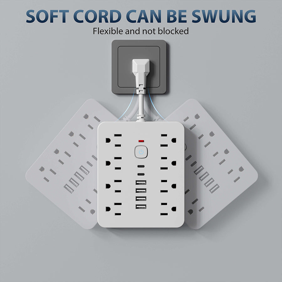 14-In-1 Power Strip With Surge Protection | Filindra
