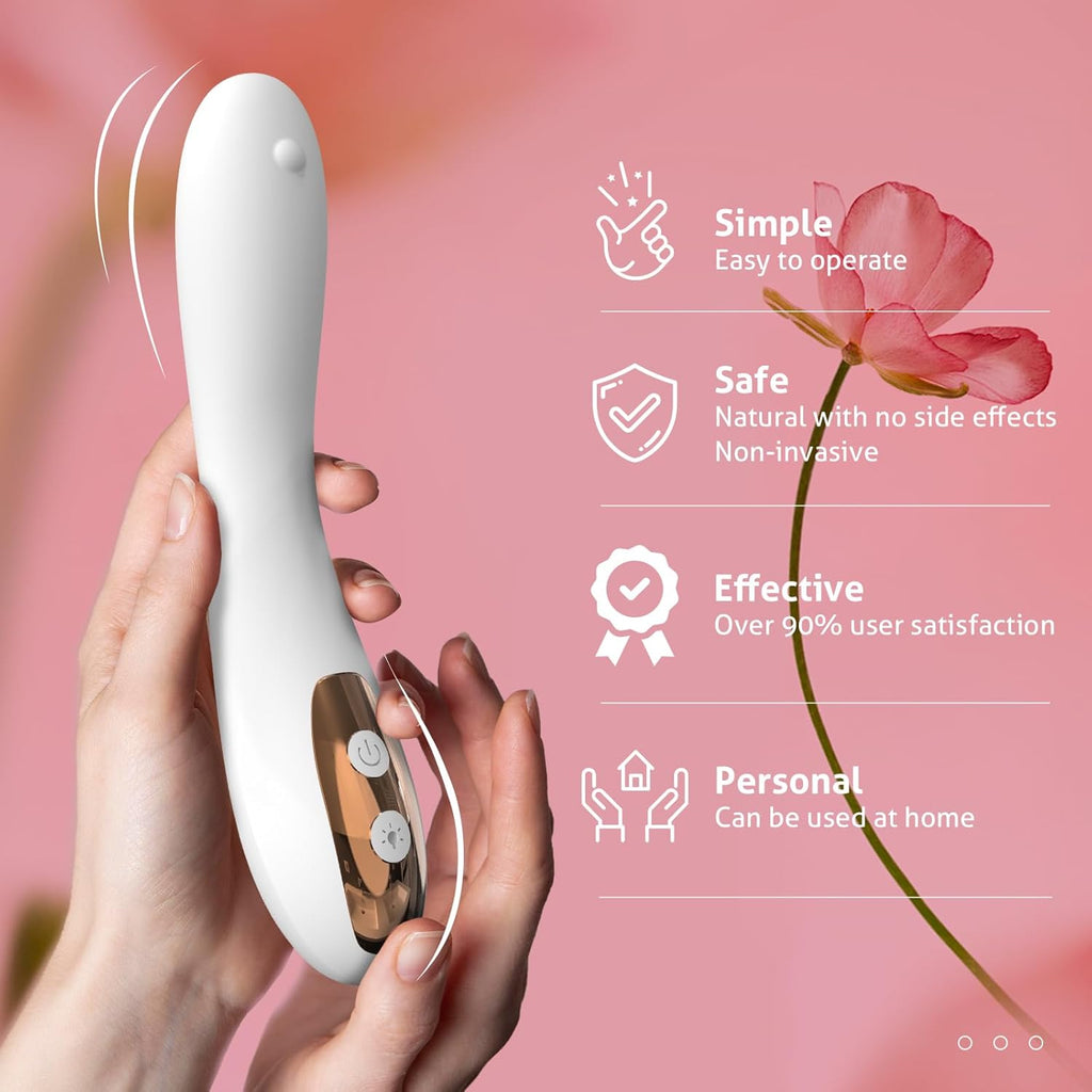 Intimate Wellness Light Therapy Device — Red, Blue, Yellow Light Settings and Gentle Warming