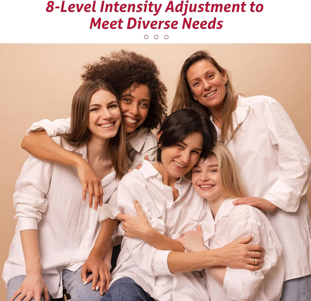 Intimate Wellness Light Therapy Device — Red, Blue, Yellow Light Settings and Gentle Warming