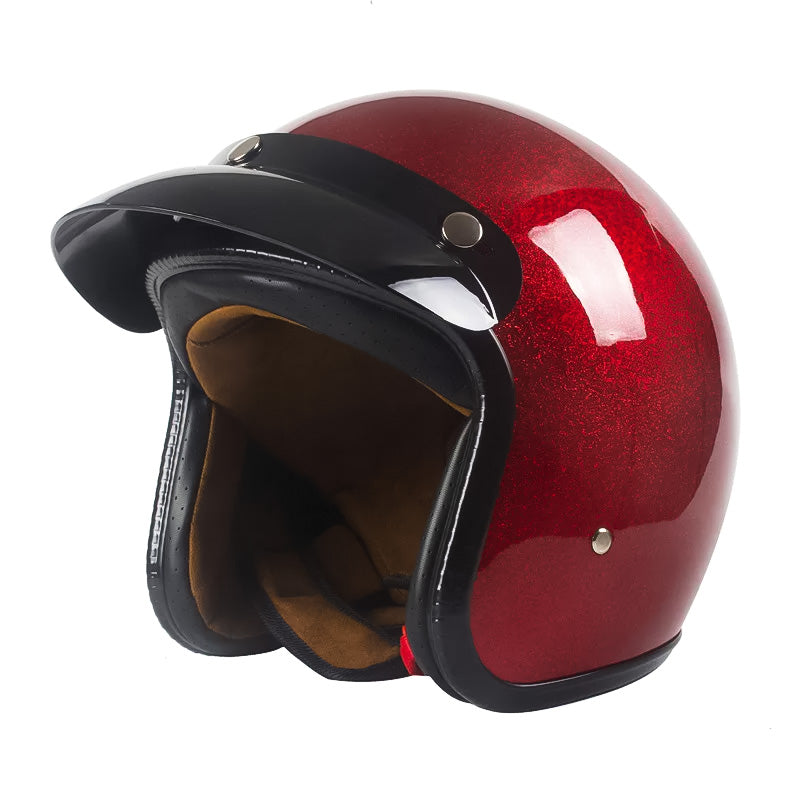 Retro Cruiser DOT-zertifizierter leichter Jethelm