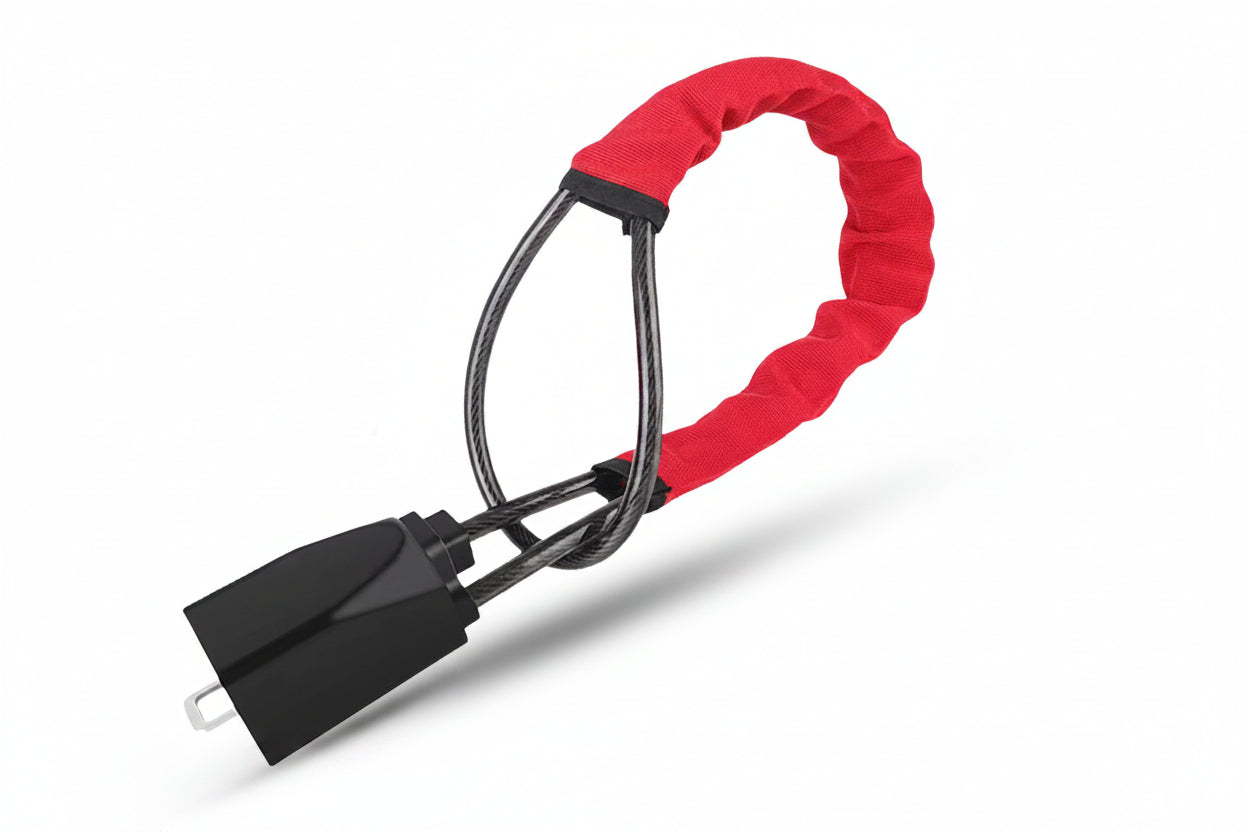 Driver Compartment Steering Restraint Lock — Seatbelt Buckle Anchor