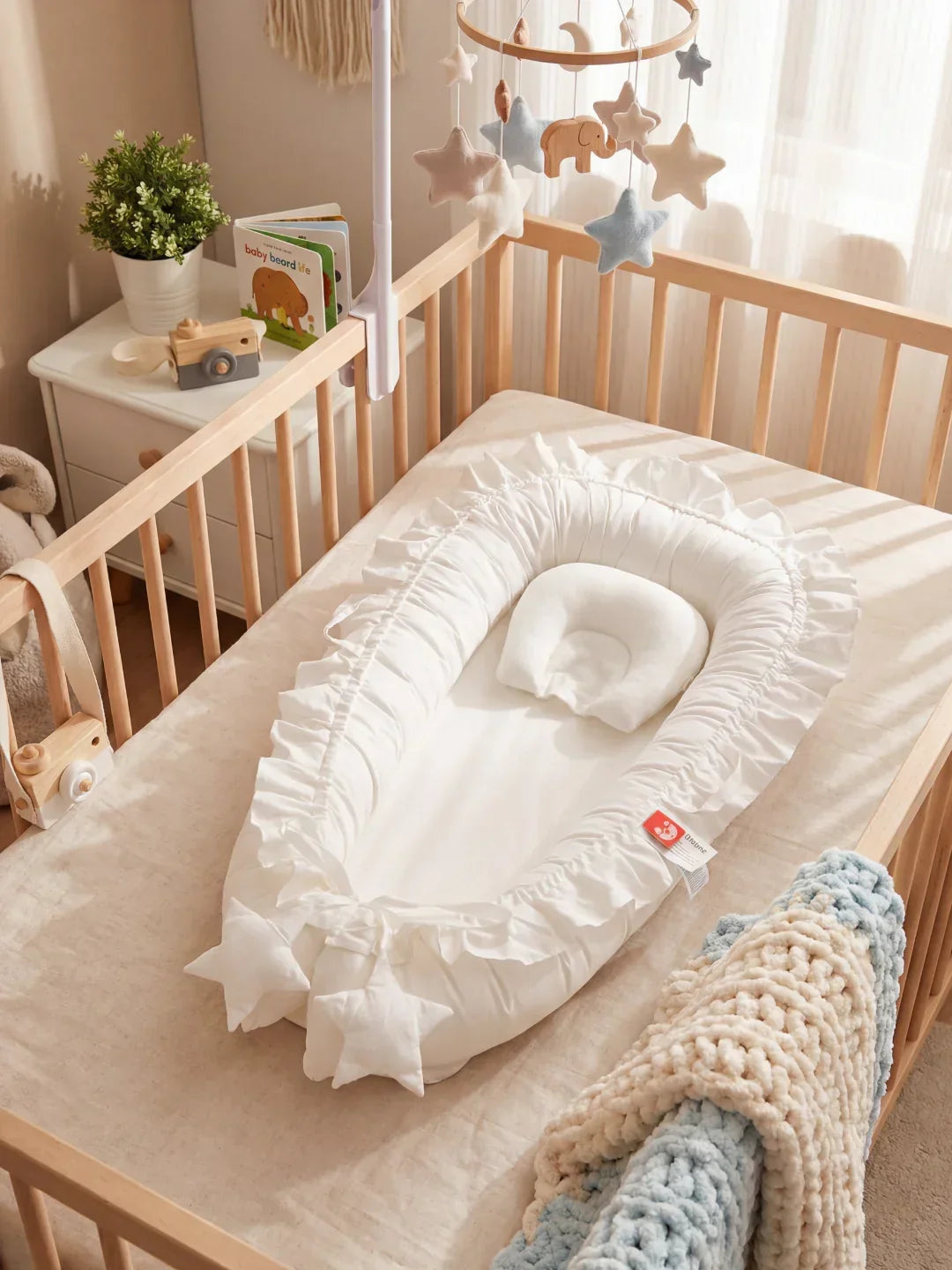Soothing Baby Transition Lounger — Contoured Support Cushion