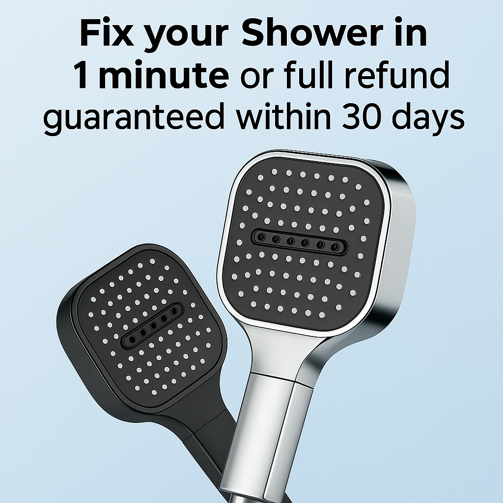 High-Pressure Shower Head – Turbo Boost Technology & Water Filtration | Filindra