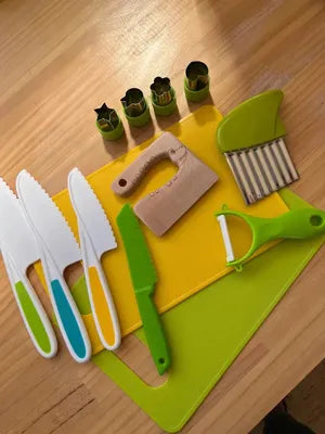 Ensemble de cuisine sécurisé LittleChef pour enfants — Ustensiles de cuisine amusants