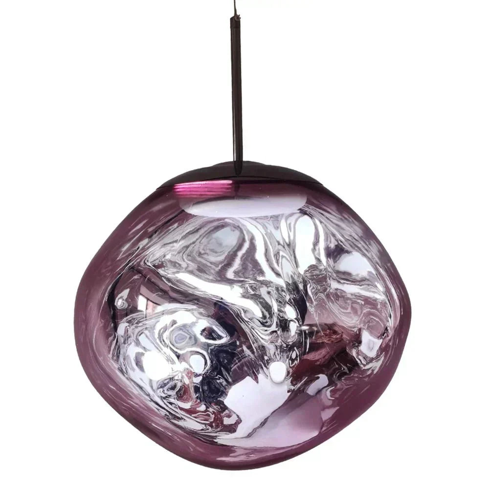 Nova Melt Modern Ceiling Pendant Light — Lava Finish, Adjustable Cord Suspension