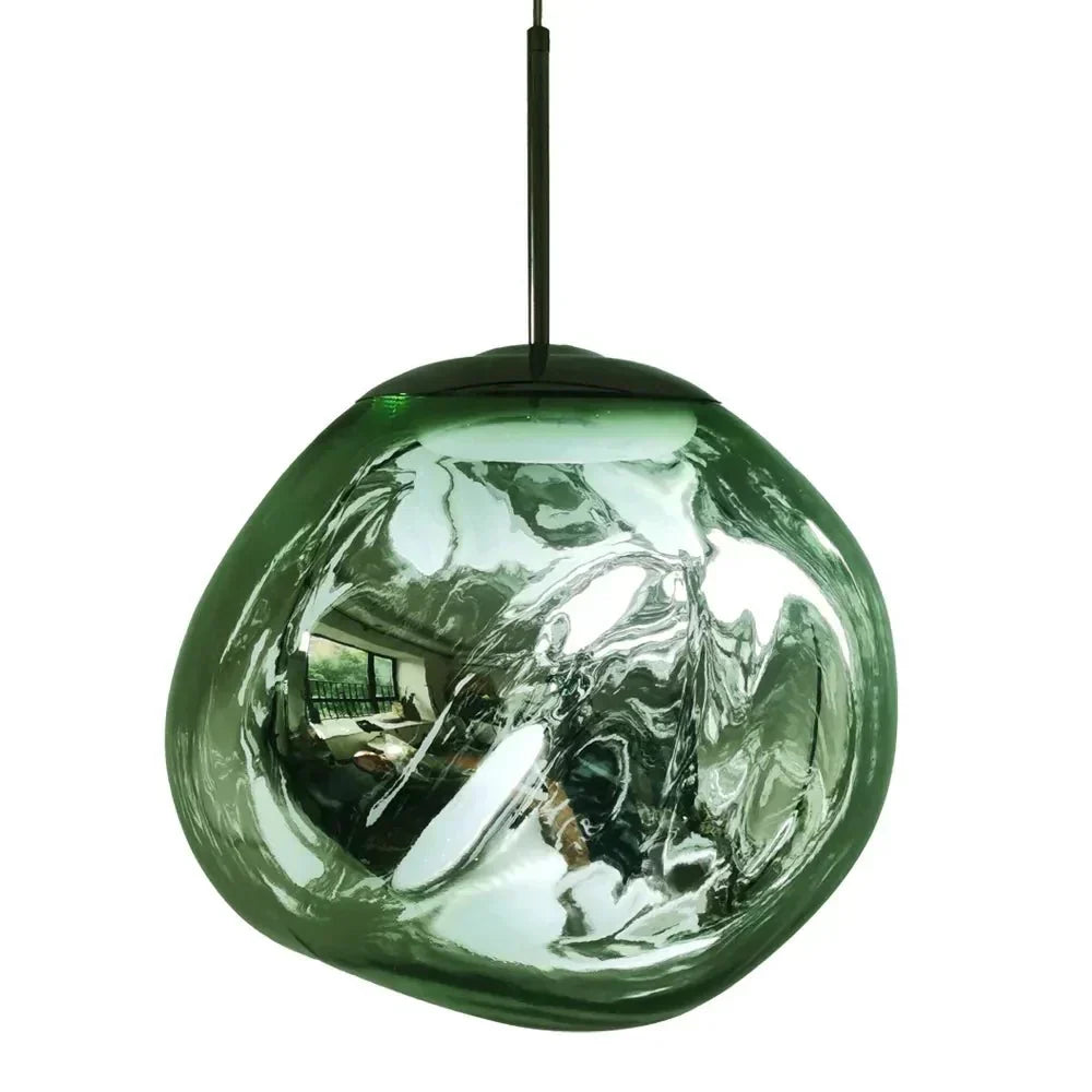 Nova Melt Modern Ceiling Pendant Light — Lava Finish, Adjustable Cord Suspension