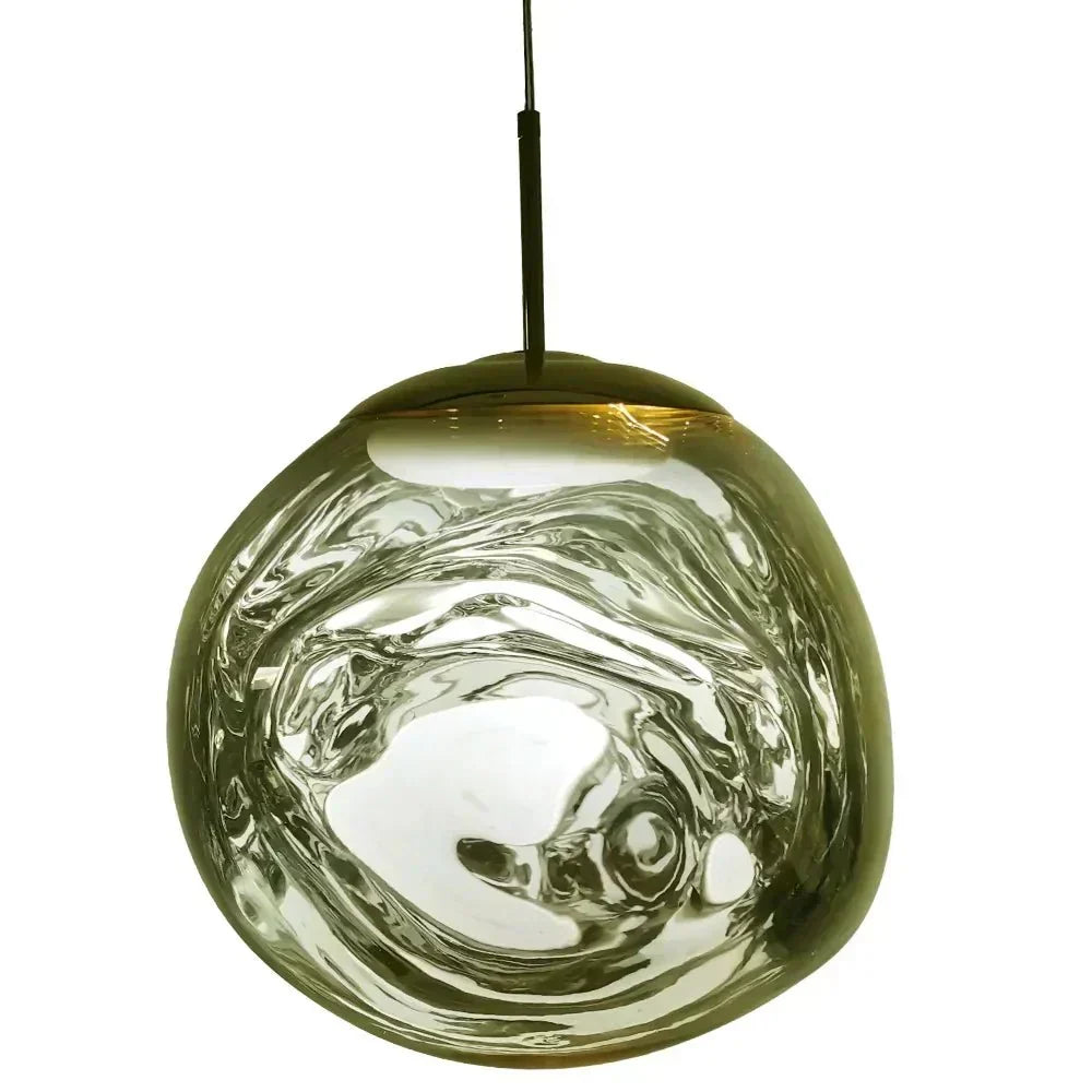 Nova Melt Modern Ceiling Pendant Light — Lava Finish, Adjustable Cord Suspension