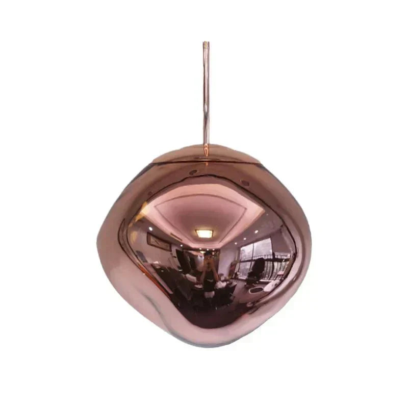 Nova Melt Modern Ceiling Pendant Light — Lava Finish, Adjustable Cord Suspension