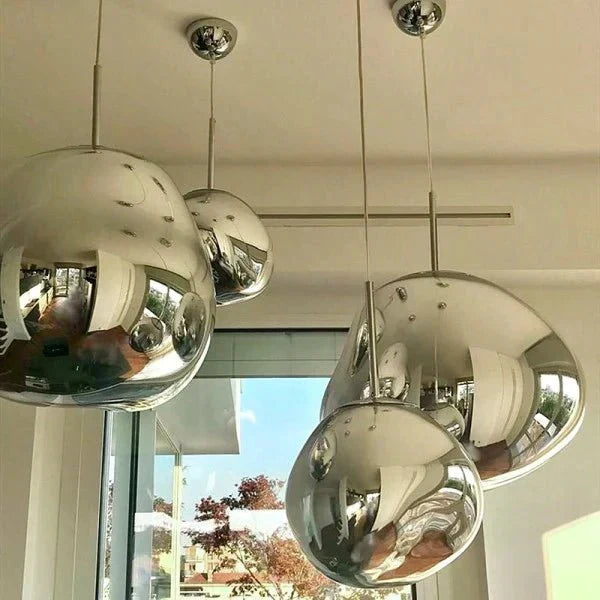 Nova Melt Modern Ceiling Pendant Light — Lava Finish, Adjustable Cord Suspension