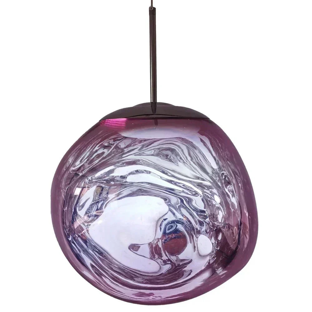 Nova Melt Modern Ceiling Pendant Light — Lava Finish, Adjustable Cord Suspension