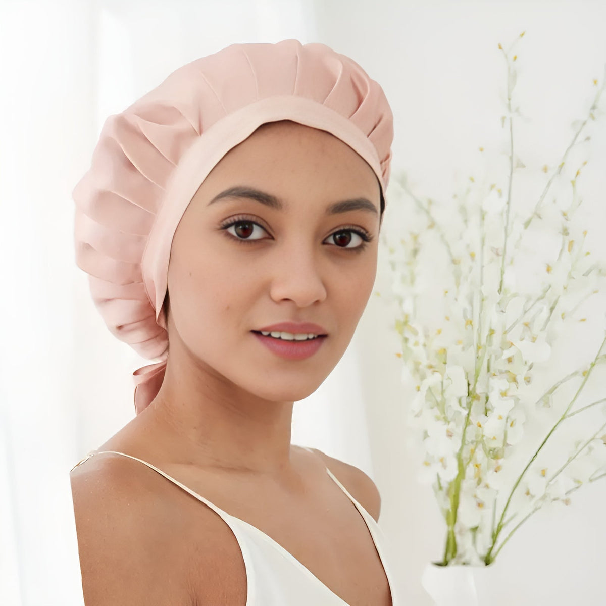 Silky-Slumber-Schlafhaube – doppellagige Haarschutzhaube