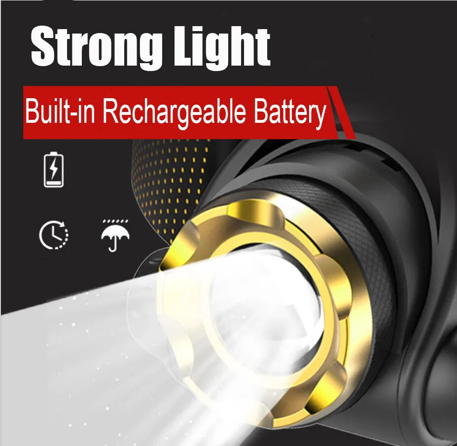 ApexVolt Pro 990000LM Rechargeable Tactical Headlamp