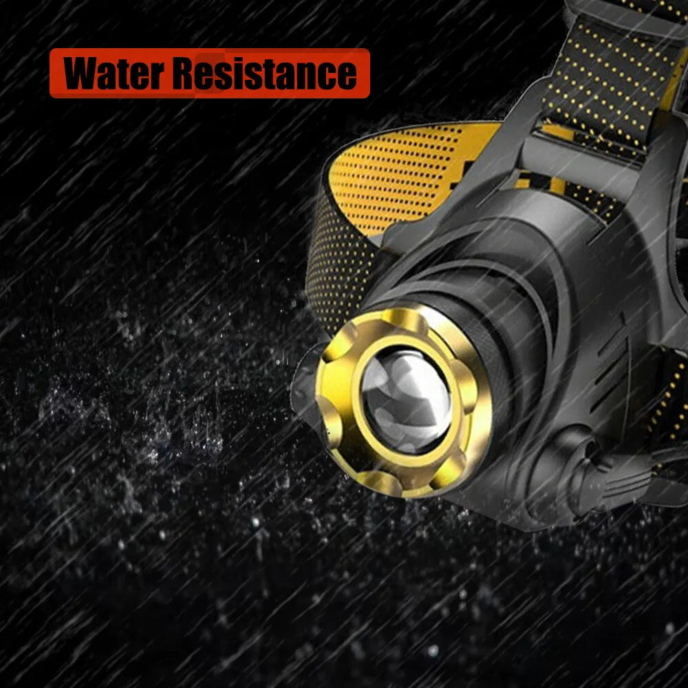 ApexVolt Pro 990000LM Rechargeable Tactical Headlamp