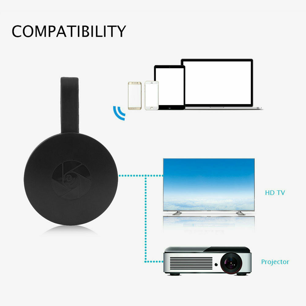 Kannettava langaton 1080P HDMI -TV-vastaanotin — näytön peilaus