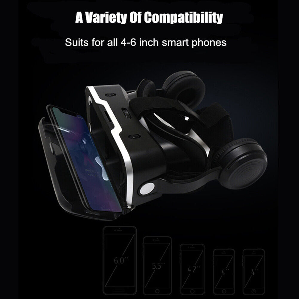 360° VR-headsetbriller til smartphone — Bluetooth-fjernbetjening