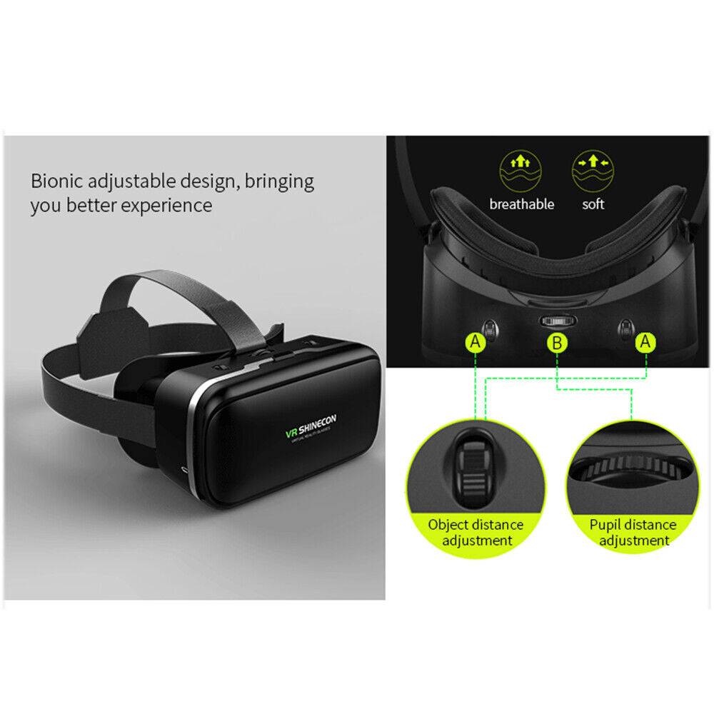Gafas de realidad virtual para smartphone de 360° — Control remoto Bluetooth