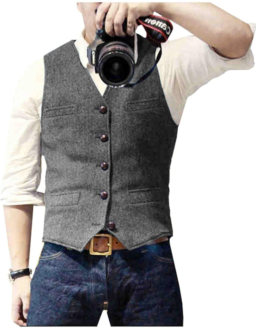 Stilvolle Herren-Gilet-Weste Frederik – Klassische moderne Formalbekleidung