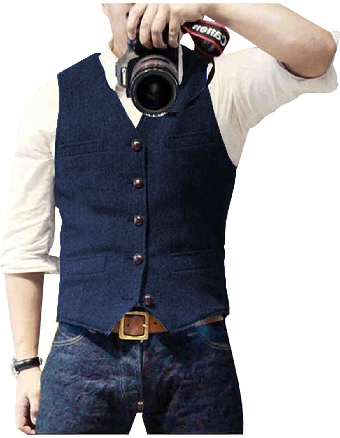 Stilvolle Herren-Gilet-Weste Frederik – Klassische moderne Formalbekleidung