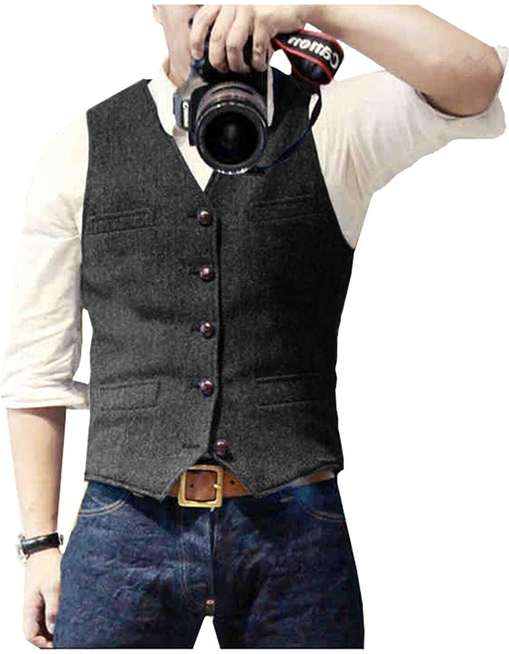 Stilvolle Herren-Gilet-Weste Frederik – Klassische moderne Formalbekleidung