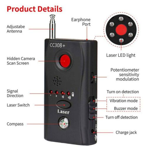 Bug Detector - Hidden Camera and Microphones Detector | Filindra