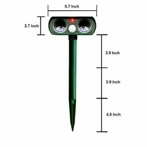 Infrared Solar Powered Animal Pest Repeller (1 Repeller) | Filindra