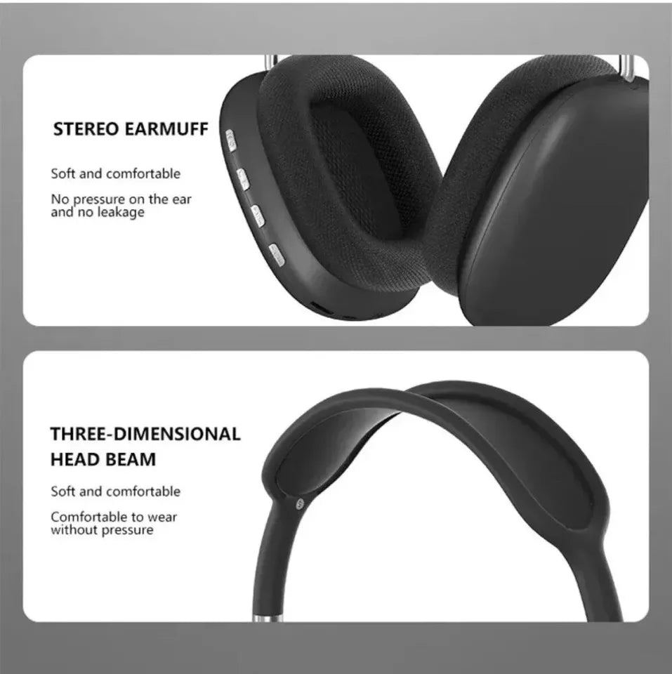 Quellix Audio trådløse over-ear-hodetelefoner — HiFi-lydklarhet, aktiv støydemping, komfortabel passform