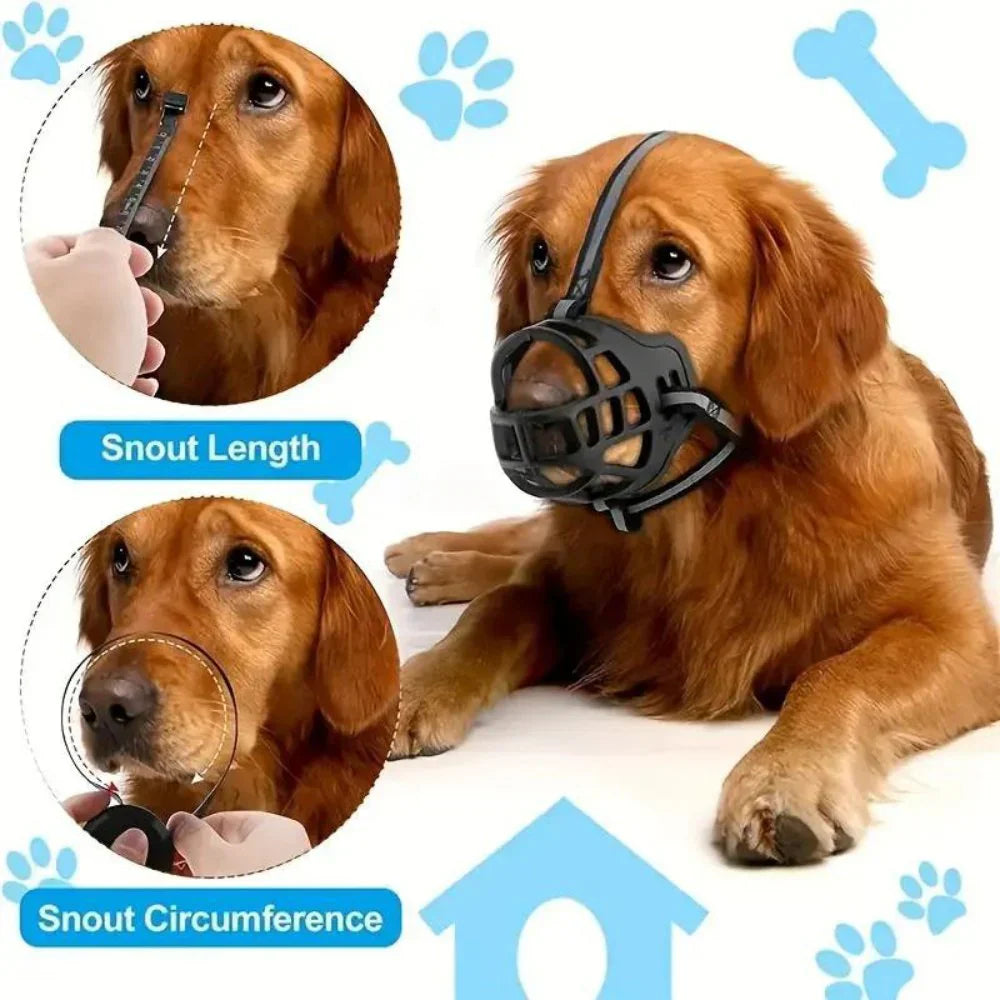 Dog Muzzle – SecureFit Adjustable Breathable & Anti-Bite Safety | Filindra