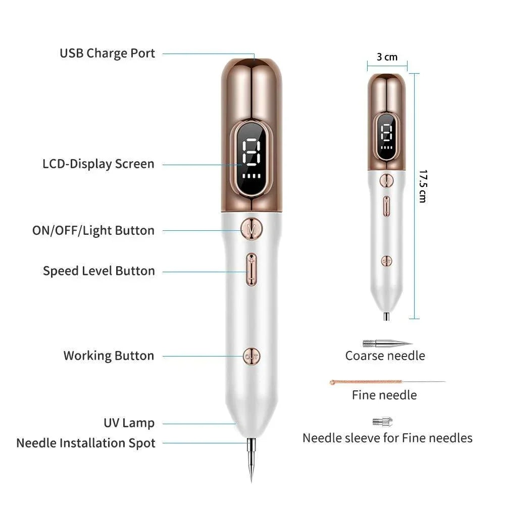 LuminaDerm Plasma-Pen — professionelles Präzisionsgerät gegen Hautflecken und -male