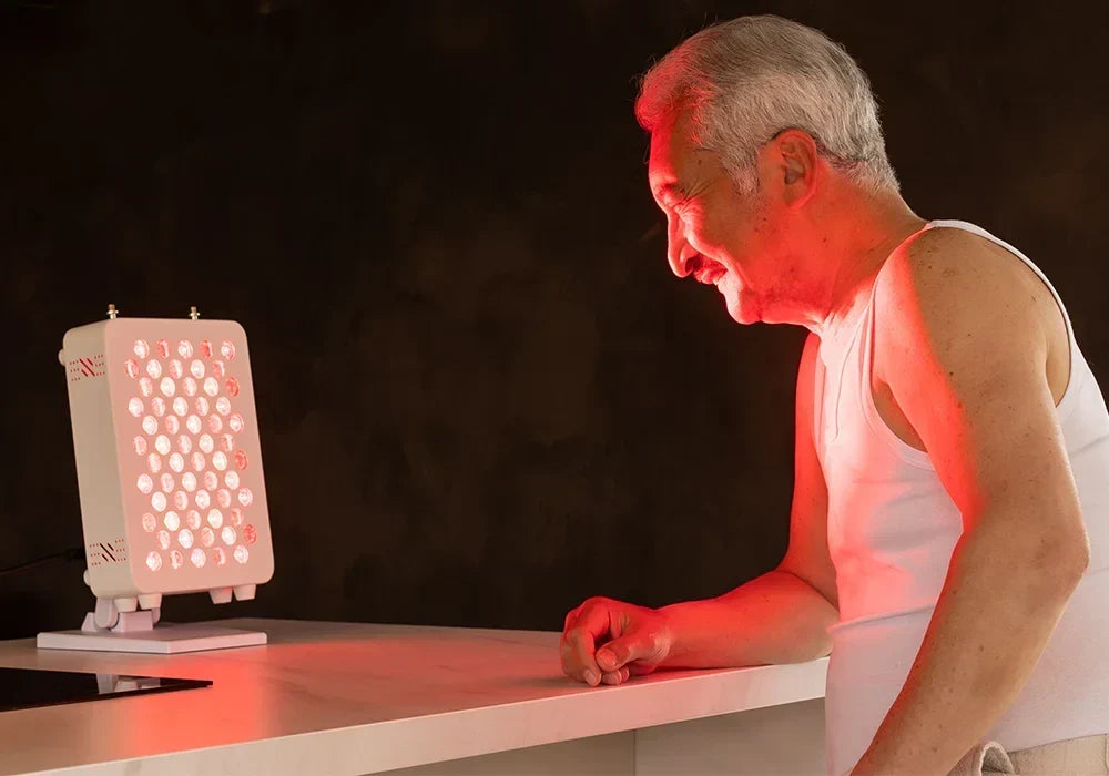 Painel profissional de terapia de luz vermelha — oito bandas de luz distintas