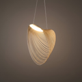 Art Deco Pendant Light - Irregular Wooden Design for Dining Room - Flindria
