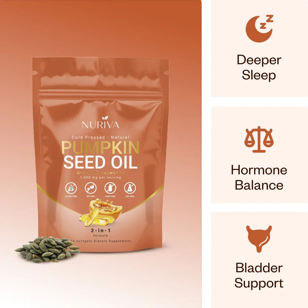 Pumpkin Seed Oil and Saw Palmetto Softgels — Zinc Daily Nutritional Blend