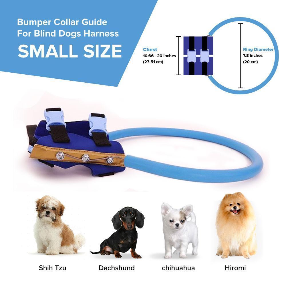 WandaPaws blindhundssele – guide- och stötskyddskrage