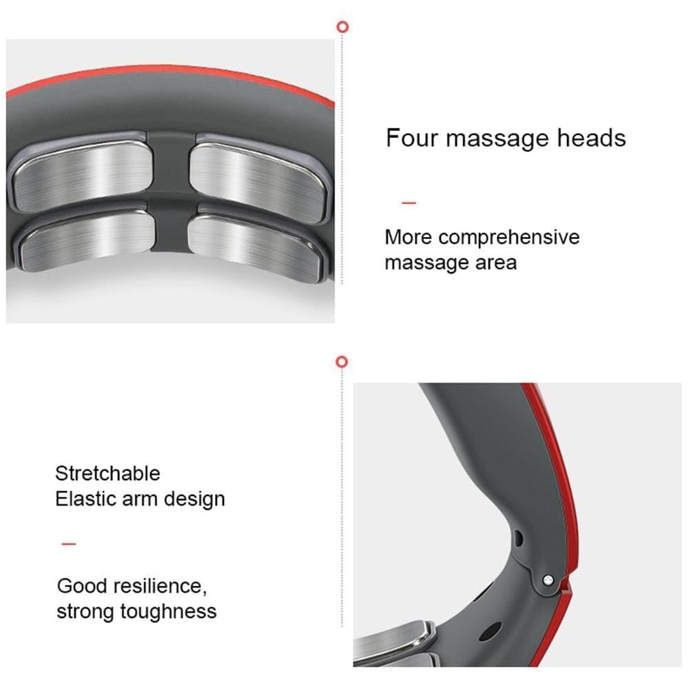 Masseur chauffant pour le cou et les épaules VitaPulse 4D — Portable, massage chauffant