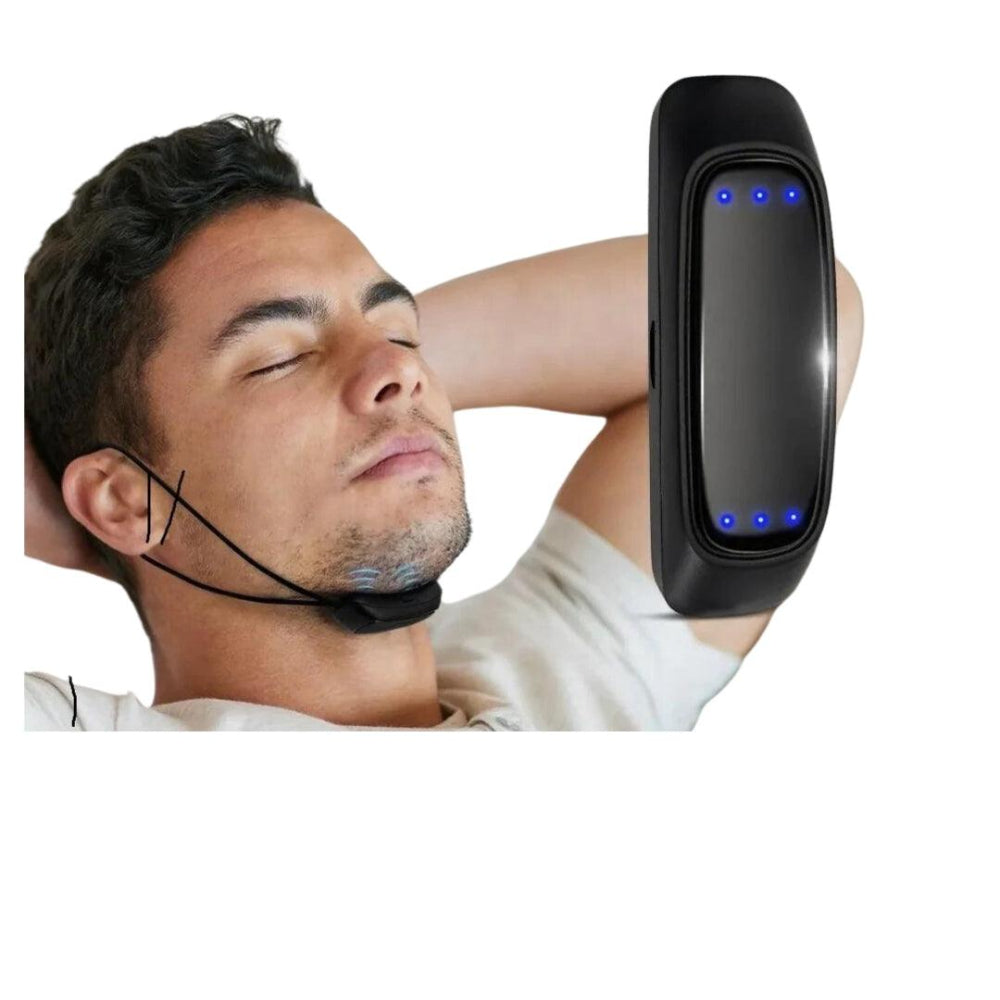 SlumberGuard EMS Wearable para reducir los ronquidos — Tecnología de pulsos inteligentes