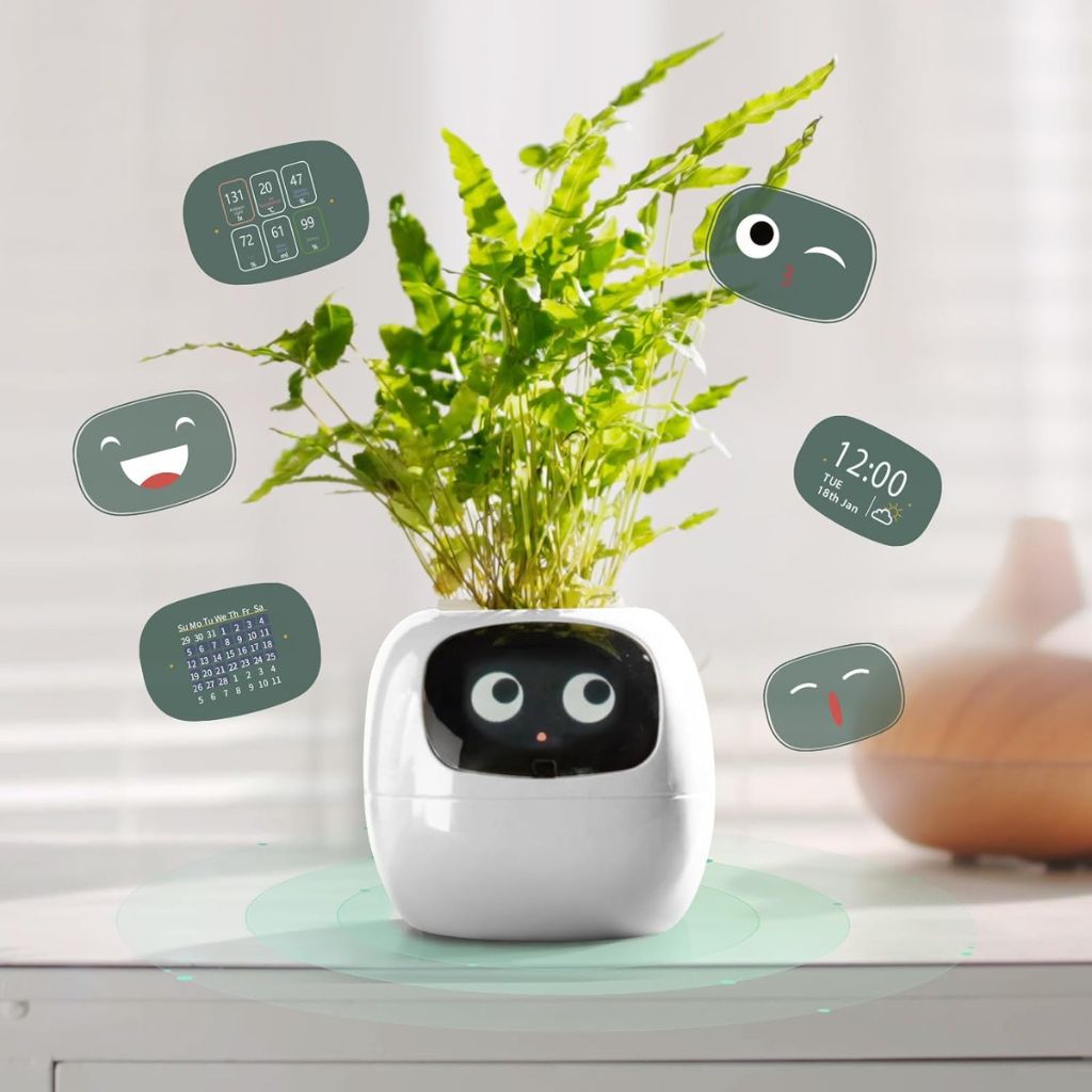 Ivy intelligenter Pflanztopf - Reagiert auf Gesten, über 70 einzigartige Animationen