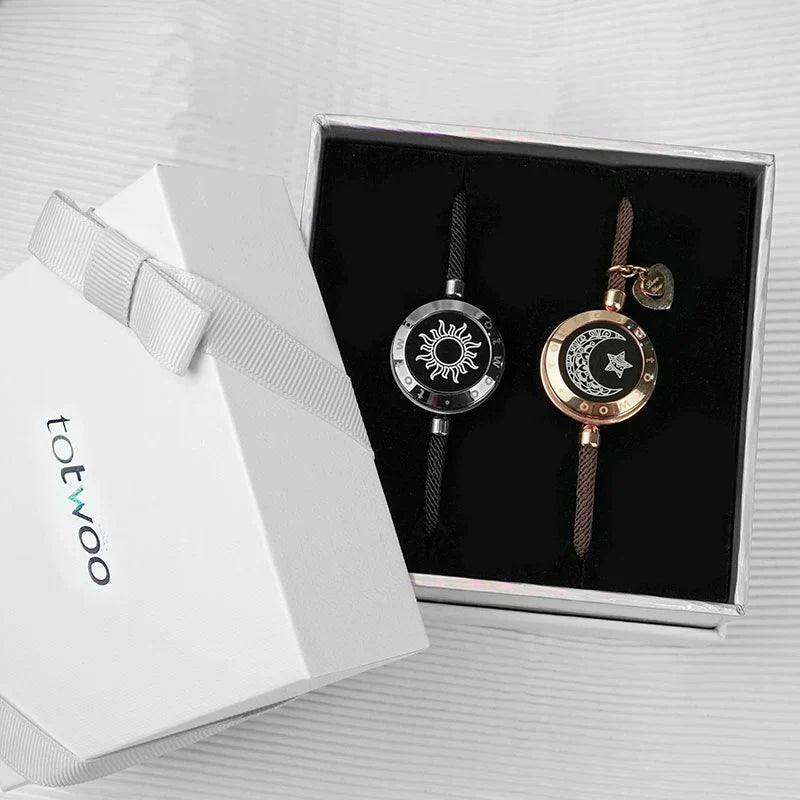 Sun and Moon totwoo Love Bracelets — Light-Up Touch & Vibration