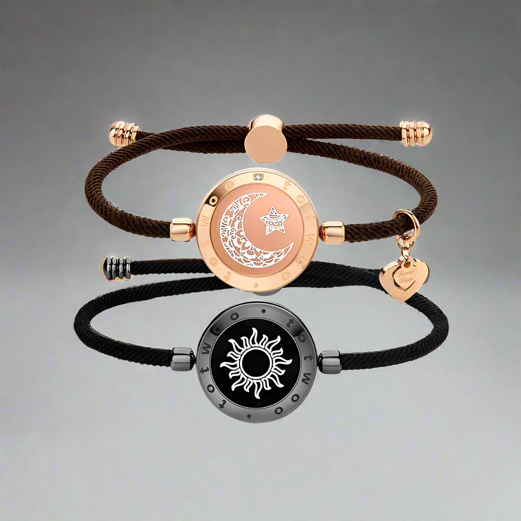 Sun and Moon totwoo Love Bracelets — Light-Up Touch & Vibration