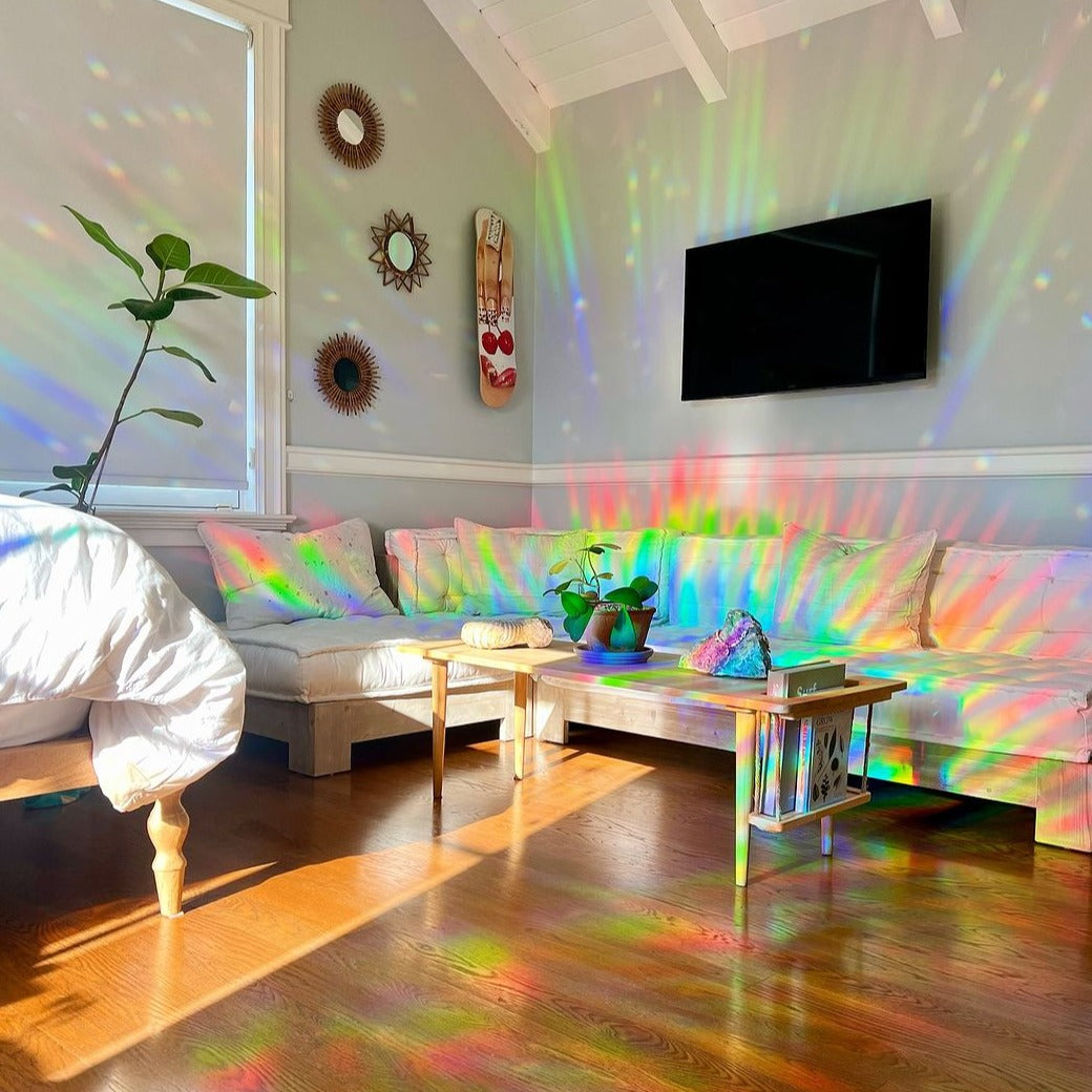 Acchiappasole — Riflettori di luce arcobaleno in varie forme e dimensioni