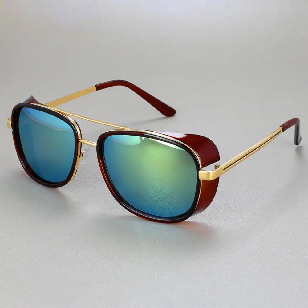 Retro-Pilotenbrille — UVA-/UVB-Schutz, Blendungsreduzierung