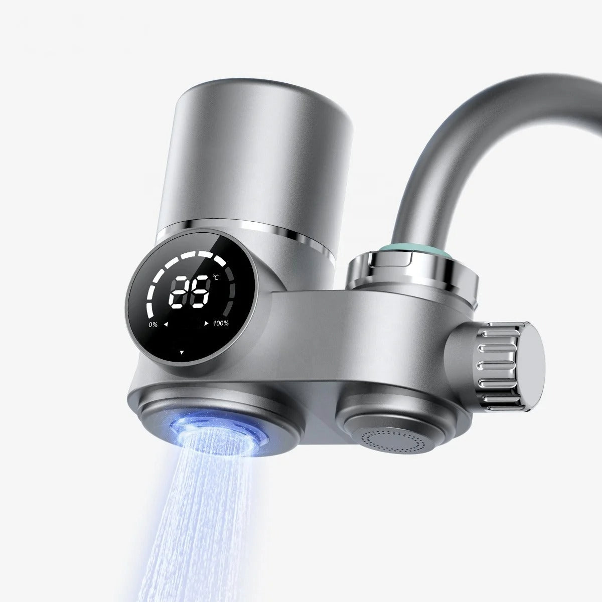 ClearView LED Faucet Water Filter — Digital Display, Mineral Retention, Contaminant Removal