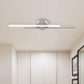Flush-Mount 12W LED Strip Light — Cool White, Black Nickel Brass Finish, 60–80cm